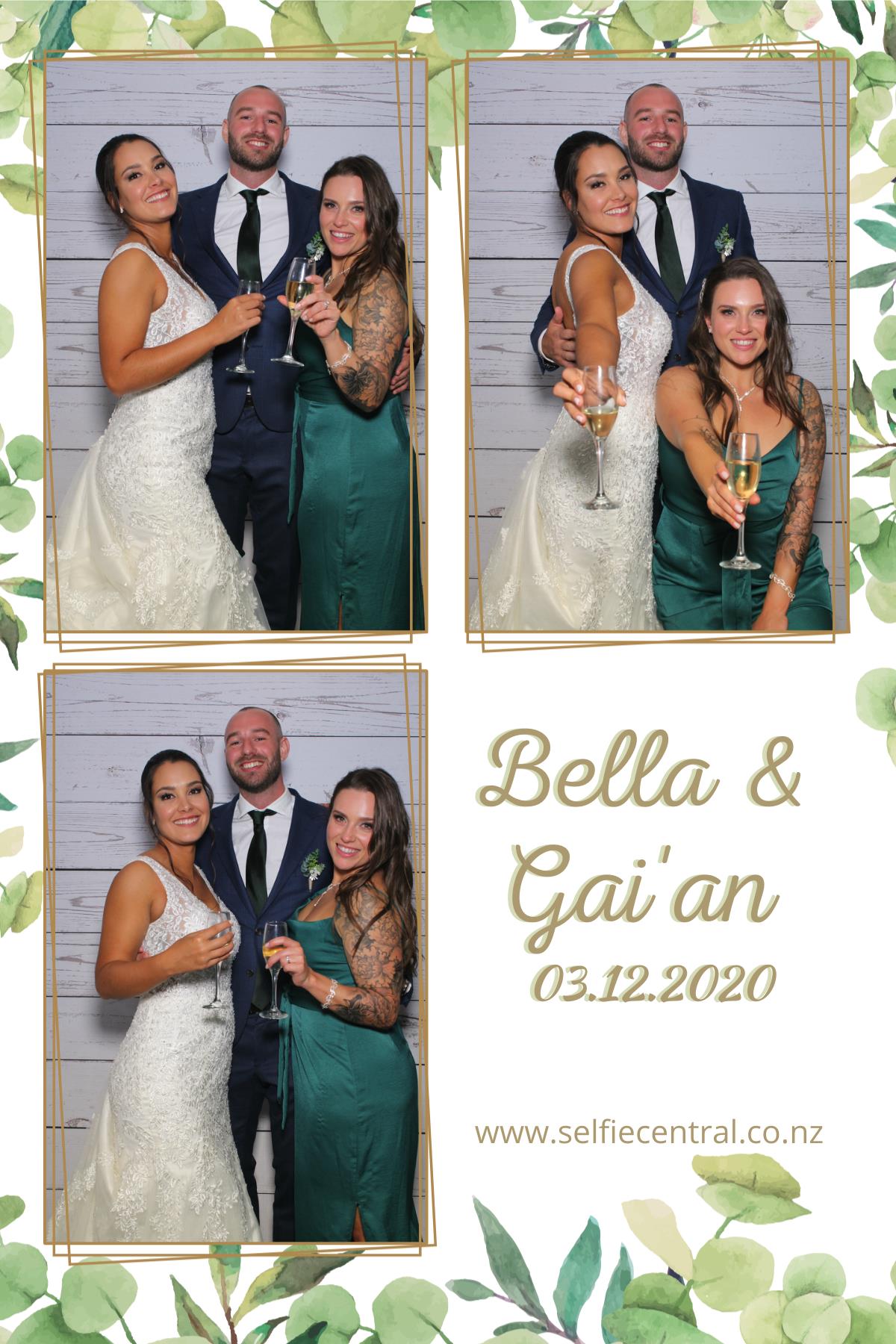 Bella & Gai'an's wedding | View more photos from the event at gallery.photobooth.co.nz/u/SelfieCentral/Bella-Gaians-wedding